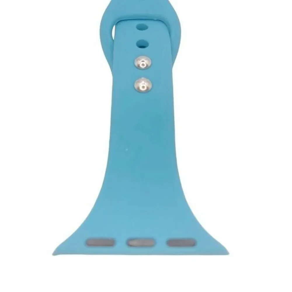 Blue/Green Silicone I watch Replacement Band 38/40mm